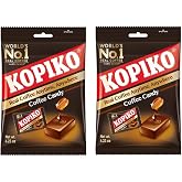Kopiko Coffee Candy &ndash; Hard Candy from Indonesia (2-Pack 4.23oz) | Bold-tasty candy with real coffee extract &ndash; Satisfying boost for on-the-go energy &ndash; 4.23 oz each
