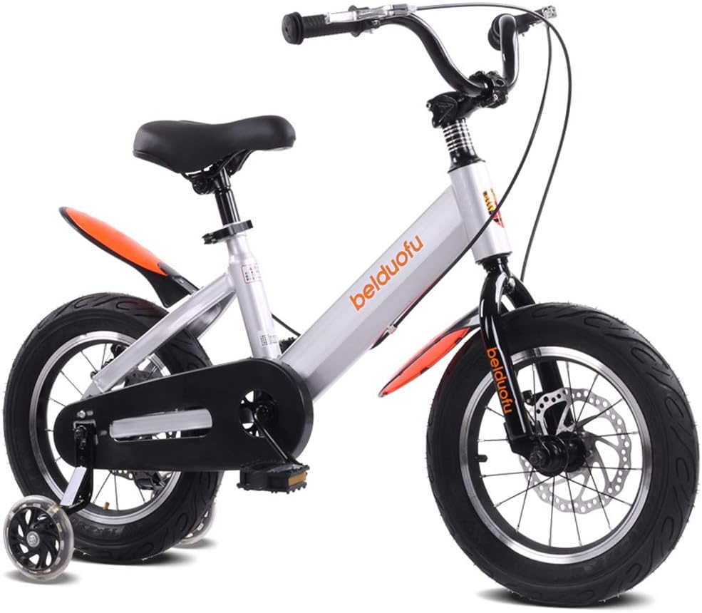 Sier Velo 12 14 16 18 Pouces Garcon Pour Enfants Et Poussette Bebe Femme Freins A Disque A Bicyclette De Quatre Couleurs En Option Silver 14 Amazon Co Uk Kitchen Home