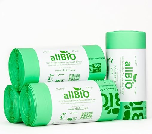 15 Liter X 100 Stück Biologisch Abbaubare Müllbeutel