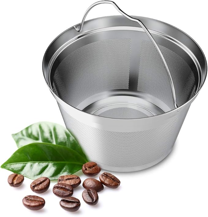 Nicelucky Reusable 14 cup basket Replacement coffee