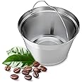 Nicelucky Reusable 4-5cup basket Replacement coffee filters- stainless steel Permanent coffee filter fits for Mr.coffee maker and brewer