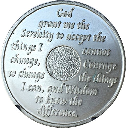 9 Year AA Medallion Camo Silver Plated Camouflage Color Chip