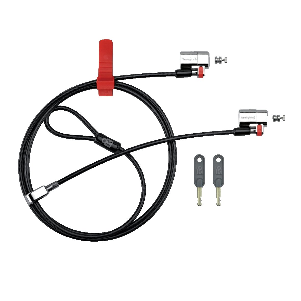 Kensington ClickSafe Keyed Twin Laptop Lock