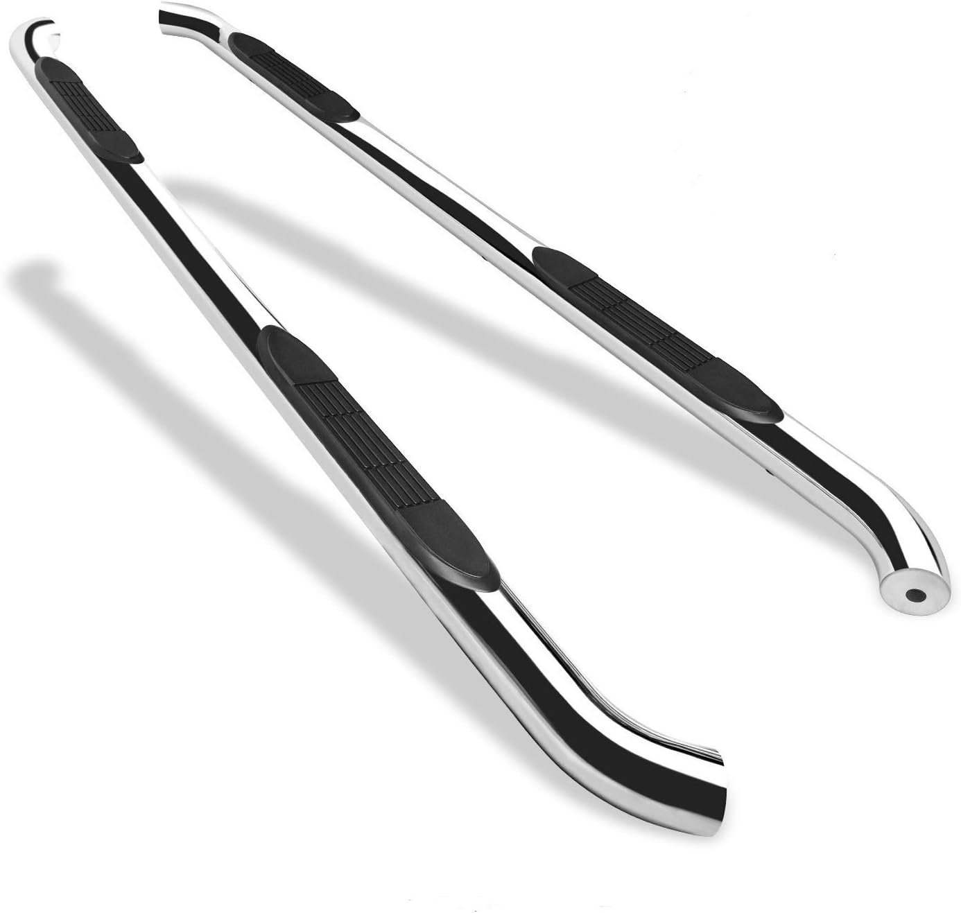 BETTER AUTOMOTIVE Side Steps Running Boards Fit 2011-2020 Jeep Grand Cherokee (Excl. Limited X, High Altitude, SRT, SRT8, Trackhawk, Trailhawk, Summit) 3” Stainless Steel 304 Side Bars Nerf Bars 2Pcs