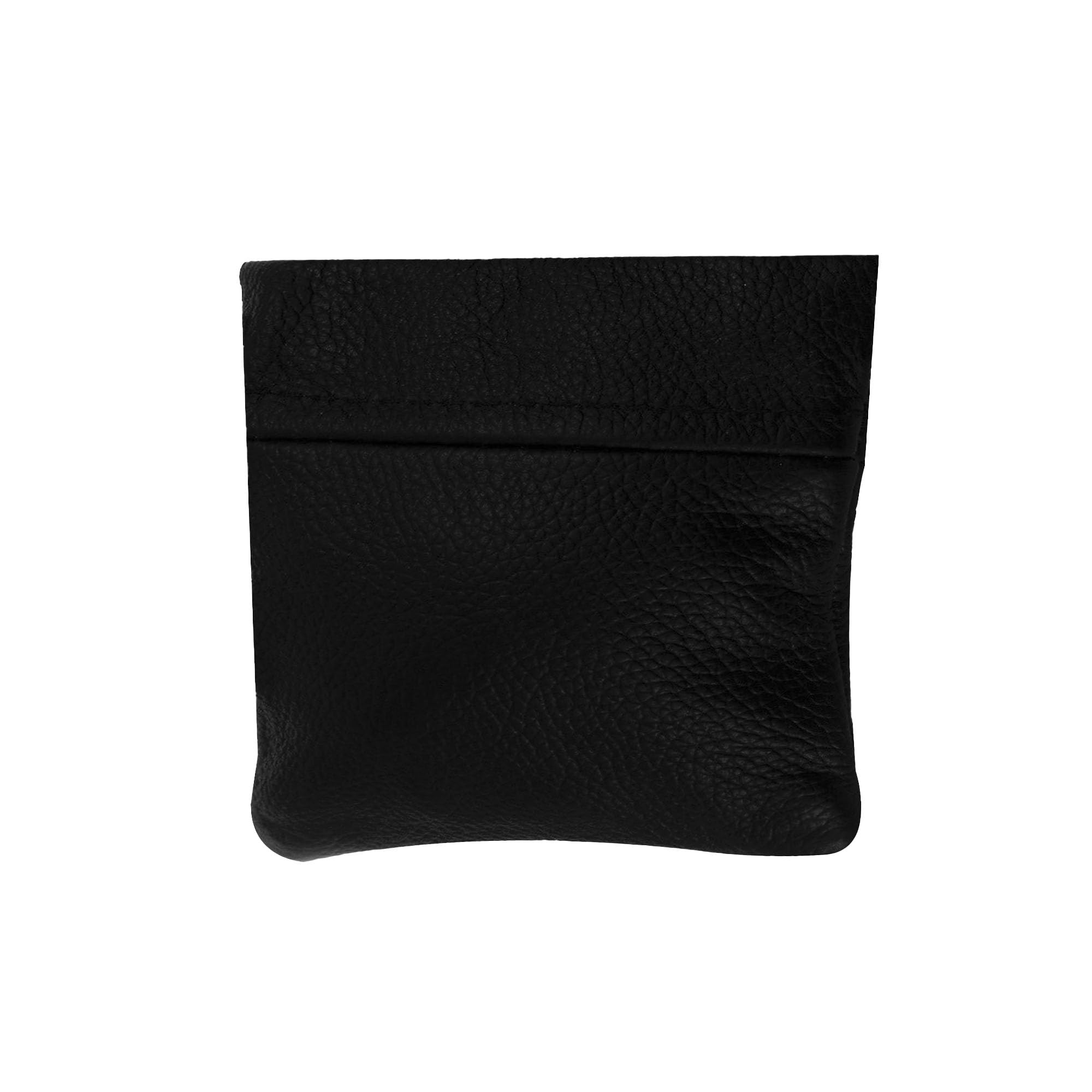 Real Leather Coin Pouch Mens Ladies Coin Genuine Style Portable Coin Purse Leather Coin Pouch and Cash Holder Change for Men and Women (Random Color)