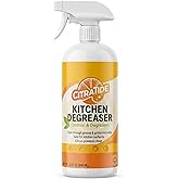 CITRATIDE Kitchen Degreaser Spray – Heavy Duty Plant-Based Citrus Cleaner for Countertops, Stovetops & Appliances – Non-Toxic, USA Made (32 fl oz)