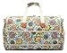 Malirona Women Canvas Duffel Bag Weekend Bags for Overnight Trip with Shoes Organizer