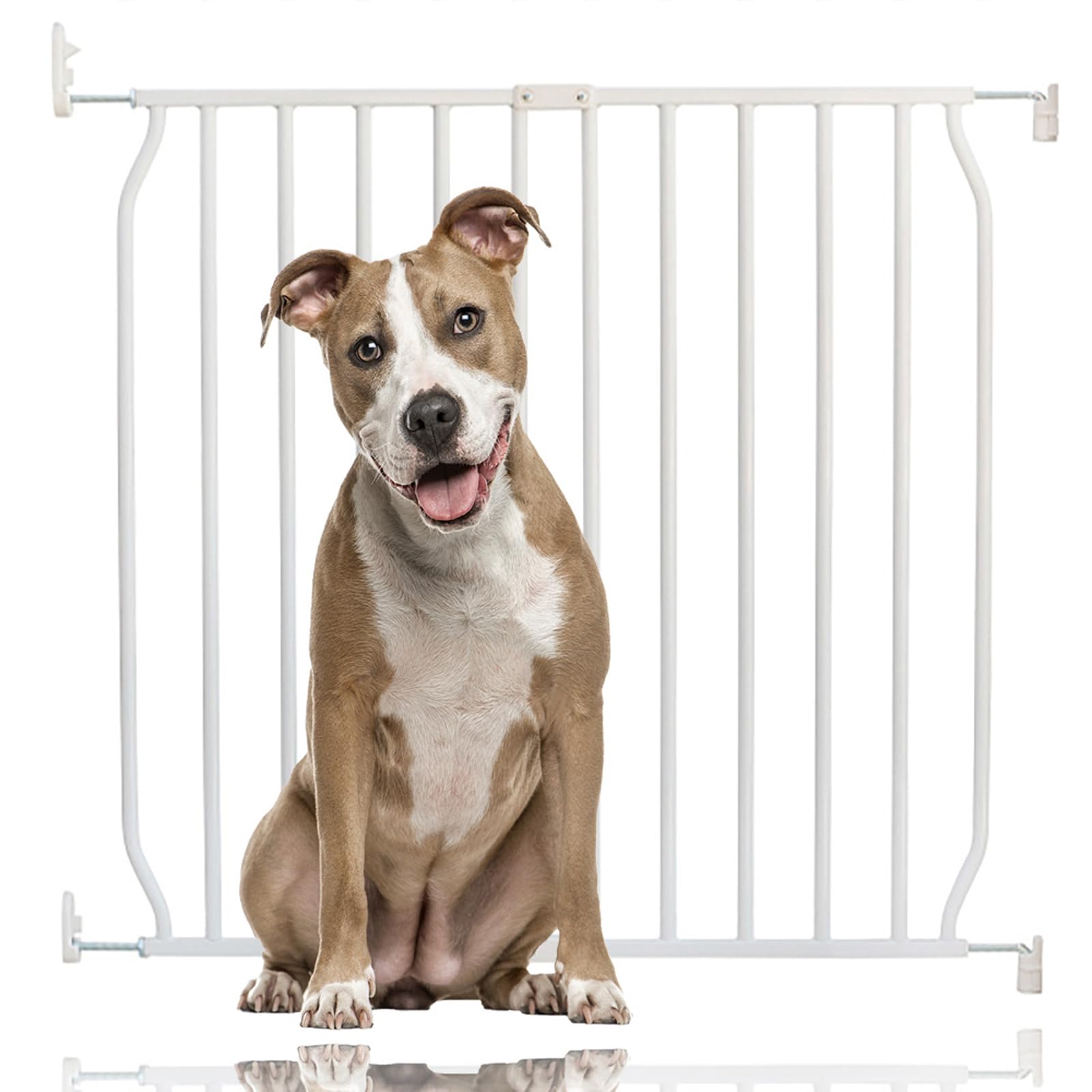 Bettacare Eco Screw Fit Pet Gate, White, 70cm - 80cm, Screw Fitted Dog Gate, Safety Gate for Puppy โ image 1