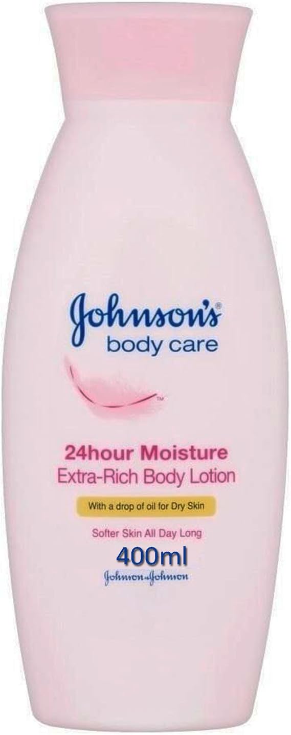 Johnson's 24 Hour Moisture Extra Rich Body Lotion HUGE 400ml Amazon.co