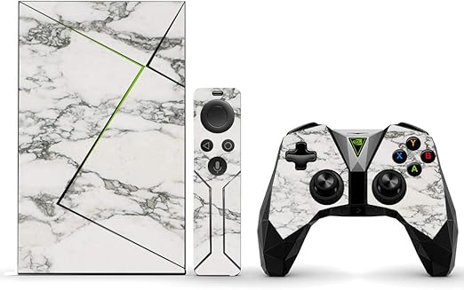 Amazon Com Mightyskins Skin Compatible With Nvidia Shield Tv 2017 Pro White Marble Protective Durable And Unique Vinyl Decal Wrap Cover Easy To Apply Remove And Change Styles Made In The Usa
