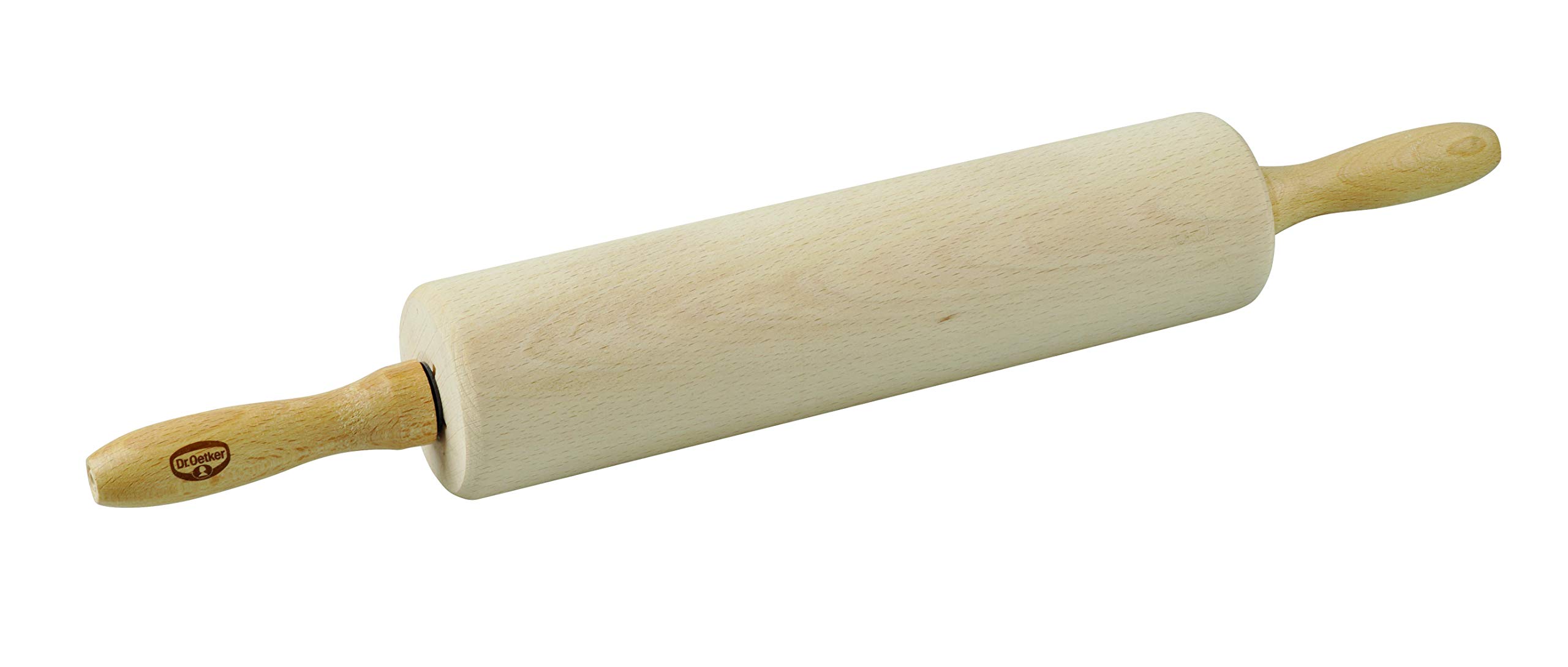 Dr.Oetker "Classic" Rolling Pin, Wood, Brown, 44cm x 6.3cm