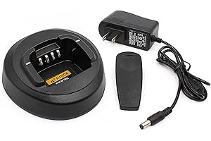 ACCESSORYWAY PMLN5228A PMLN5398 Rapid Charger for Motorola CP185 CP100D CP476 CP477 CP1300 CP1600 CP1660 EP350 CP140 CP145 CP160 Two Way Radios PMNN4476A PMNN4081AR PMNN4080AR PMNN4082BR