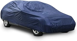 Navaris Auto Vollgarage Abdeckplane M - 432 x 165 x 120cm - Autogarage staubdicht wasserabweisend - Autoplane Garage Abdeckung - für Winter Sommer