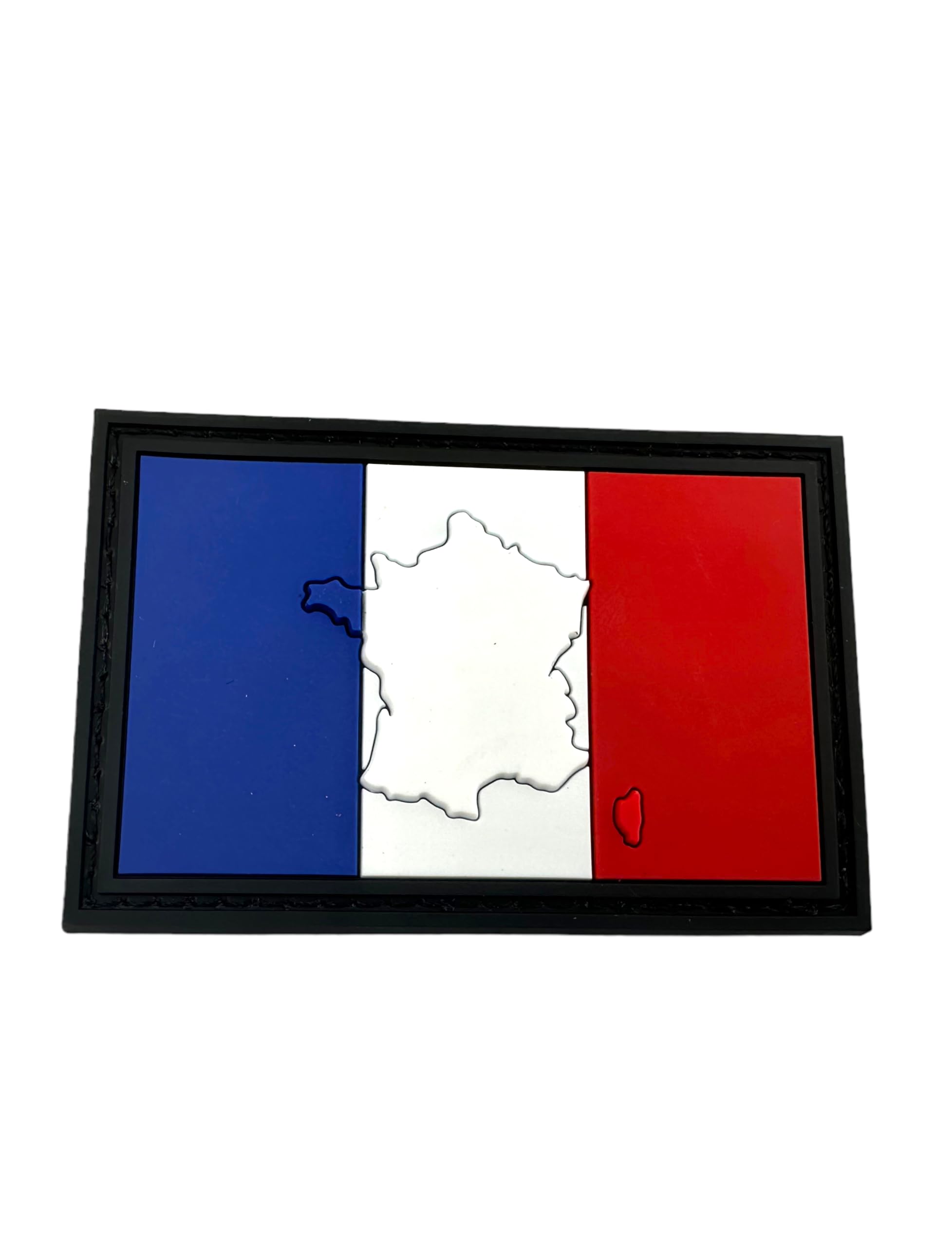 Embossed France French Flag Airsoft Paintball PVC Patch