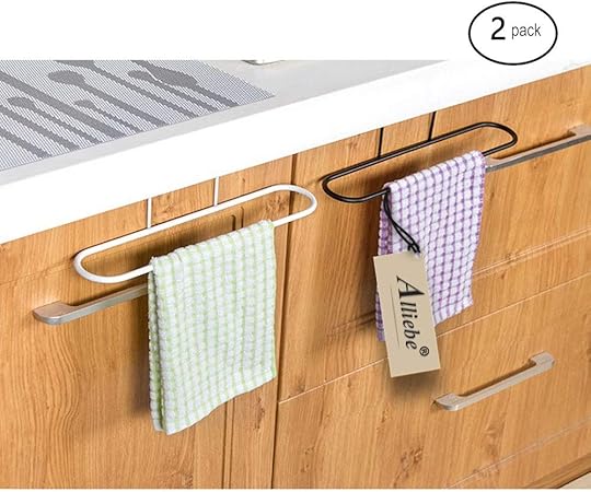 Alliebe 2pcs toallero Colgador Titular para Organizador de baño Cocina