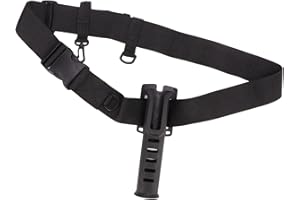 HOHXFYP Fishing Rod Holder Belt,Free Your Hands Activity Loop and Hook Outdoor Fishing Rod Rack Belt,Perfect Adaptation Durab