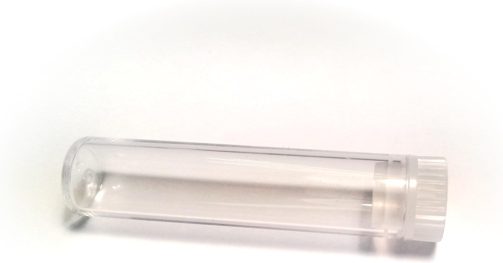 SHC Web 2ml Empty Mini Clear Plastic Tubes x 2 (Bead/Beading/Glitter/Paint/Sample Storage)