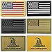 WZT Bundle 6 pieces american flag Tactical Military Morale Patch Set