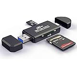 USB 3.0 SD Card Reader, COCOCKA USB Type C Memory Card Reader, OTG Adapter for SDXC, SDHC, SD, MMC, TF, RS- MMC, Micro…