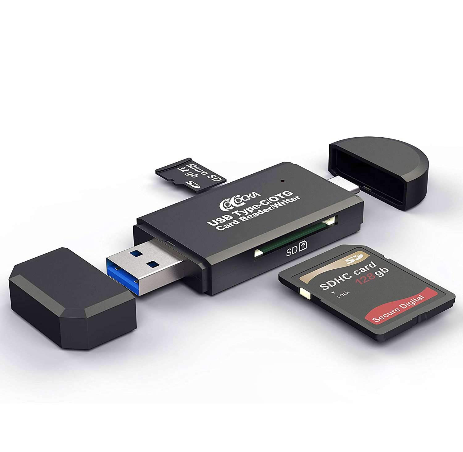Cococka Usb 3 0 Sd Card Reader Usb Type C Memory Card Reader Otg Adapter For Sdxc Sdhc Sd Mmc Tf Rs Mmc Micro Sdxc Micro Sd Micro Sdhc Card And Uhs I Cards