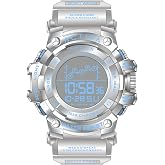 Invicta Digital Essentials Unisex 50mm ABS Silver Blue+Silver dial Not Applicable Digital