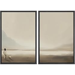 MUDECOR Framed Canvas Print Wall Art Set Minimalist