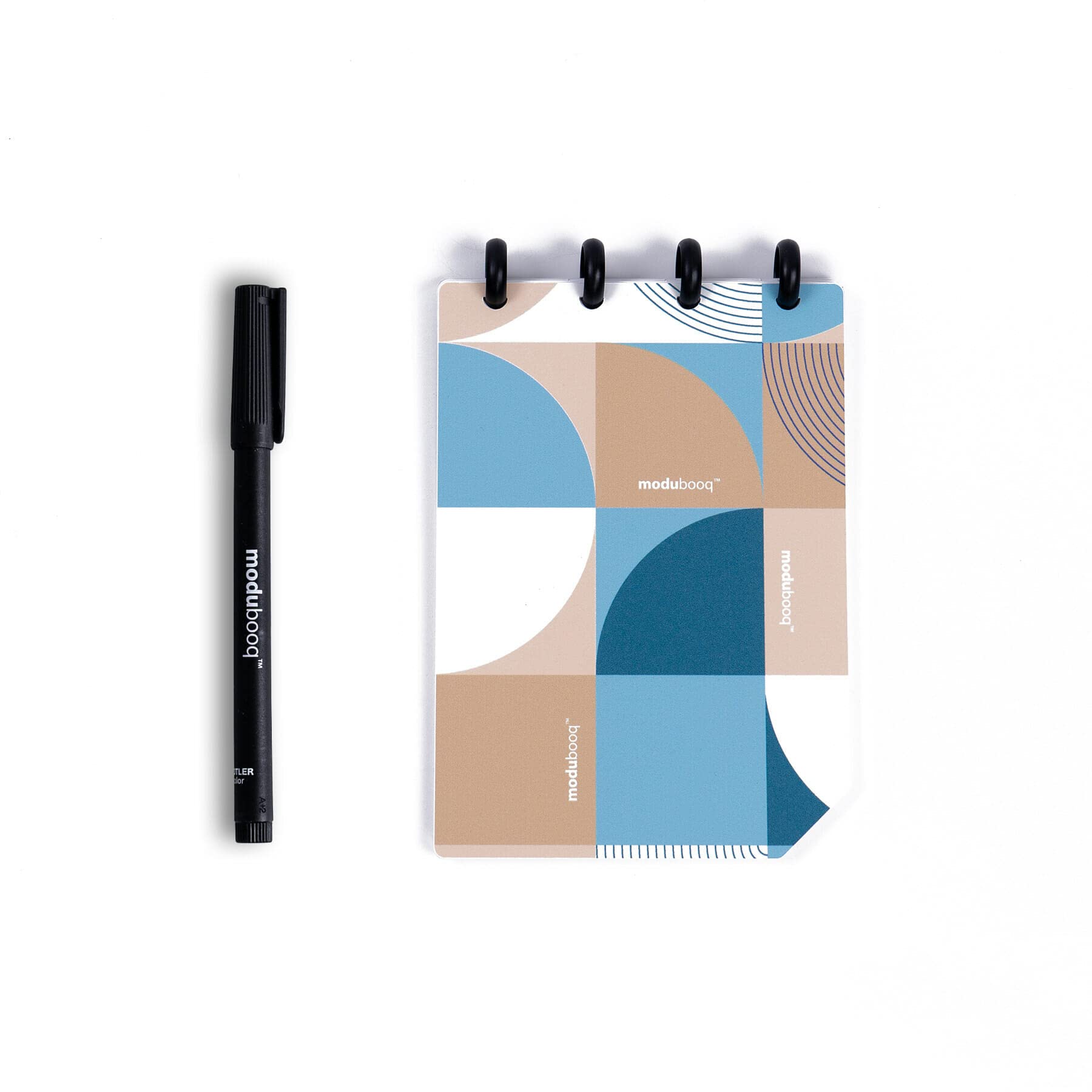 Modubooq Essential A6 - Modular Sustainable Smart Notebook A6 - 32 modular pages with duratech3 technology - Washable and writes like paper