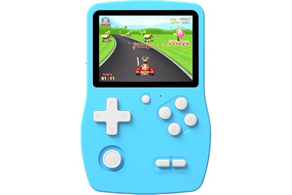 32 Bit Handheld Game Console for Kids Preloaded 139 Video Games, Retro Gaming Player with 3.0" IPS Screen and Rechargeable Ba