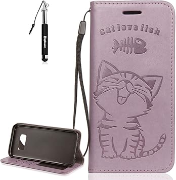 Samsung S8 Hulle Samsung Galaxy S8 Handyhulle Katze Amazon De Elektronik
