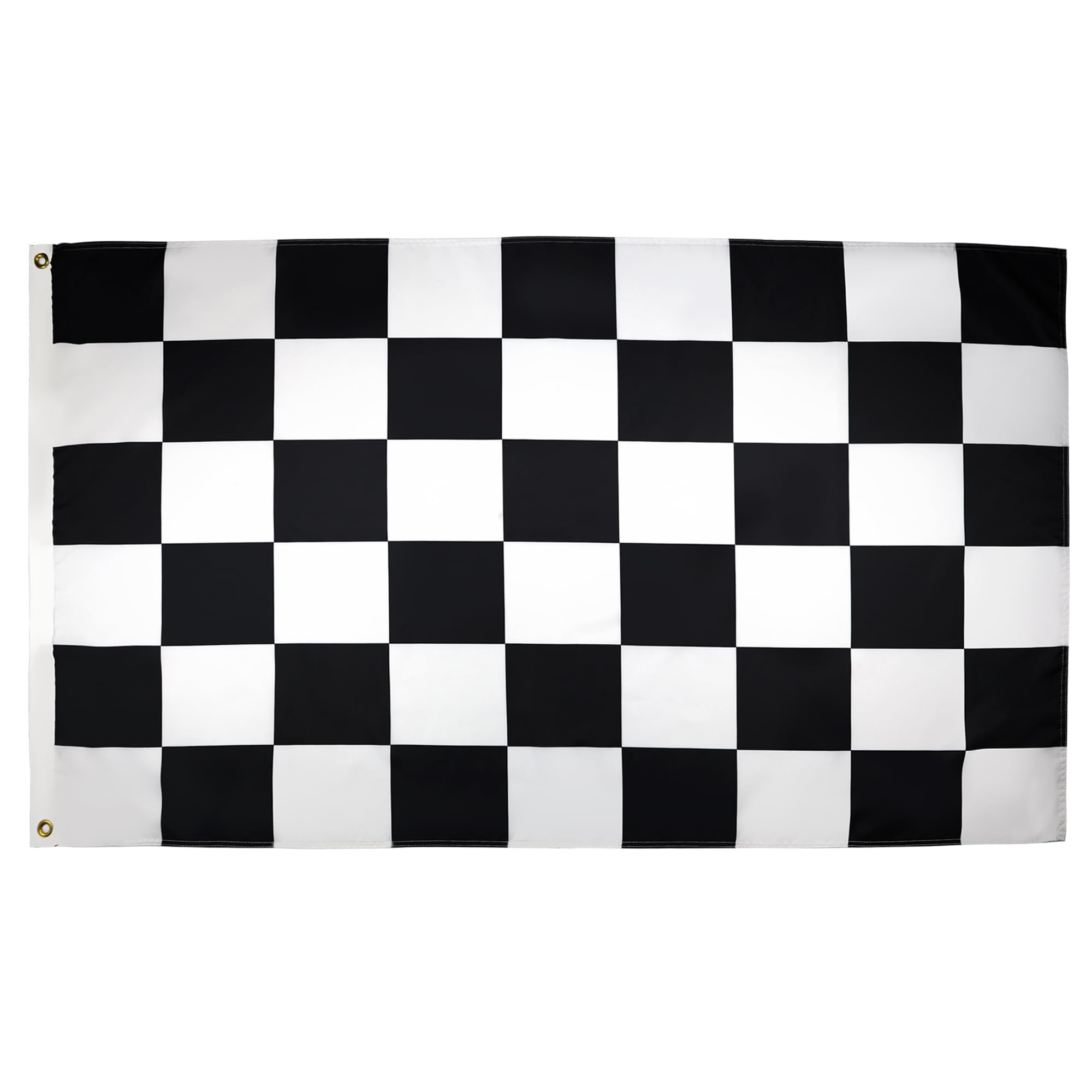 AZ FLAG - Checkered Black And White Flag - 3x5 Ft - Light Polyester Car Race Banner with Two Brass Eyelets - Fade Resistant - Vivid Colors - 3' x 5' Feet - 150x90 Cm