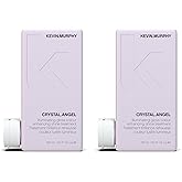 KEVIN.MURPHY CRYSTAL.ANGEL - Colour Shine Hair Treatment - For Colour Gloss - For Coloured or Natural Hair - For Blonde & White Tones - Repair & Shine - 250 mL / 8.4 fl oz (Pack of 2)