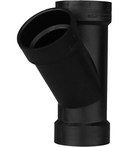 Amazon.com: Genova Products 81120 ABS-DWV Sanitary Tees, 2