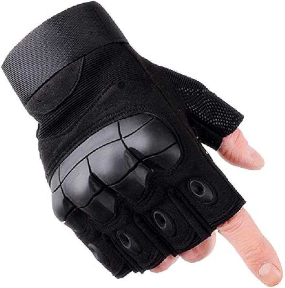 Outdoor Gloves Fingerless Hard Knuckle Protection Motorcycle