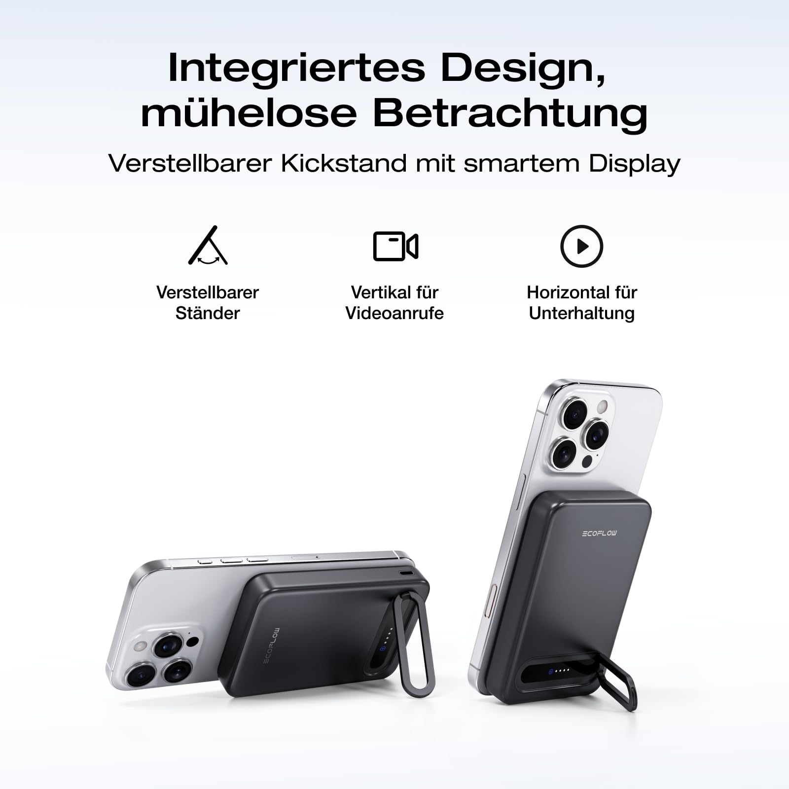 EcoFlow Qi2 Magnetic Powerbank 10000mAh 15W, Qi2-zertifiziert Wireless Power Bank 36W Kabelloses Magnetische Powerbank Tragbares Ladegerät für iPhone 17/16/15 Pro Max, Schwarz 3