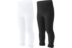 Mini angel Baby Leggings Toddler Footless Tights Girls Ruffle Leggings Kids Cotton Stockings Pants 1/2/3 Pack