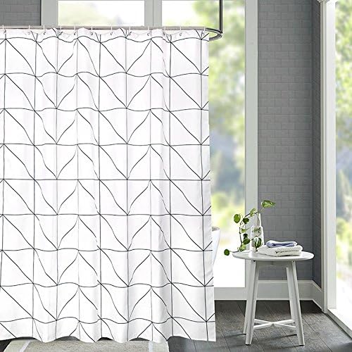 YMFIE European style bath curtain thickening waterproof and antifungal bathroom curtain,240cm widex200cm high