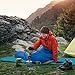 Dryzle Inflatable Lightweight Sleeping Pad - Compact Bed & Ultralight Camping Air Mattress with Foam Pads, Portable Blow Up Mat Great for Backpacking, Travel, Outdoor and Hiking