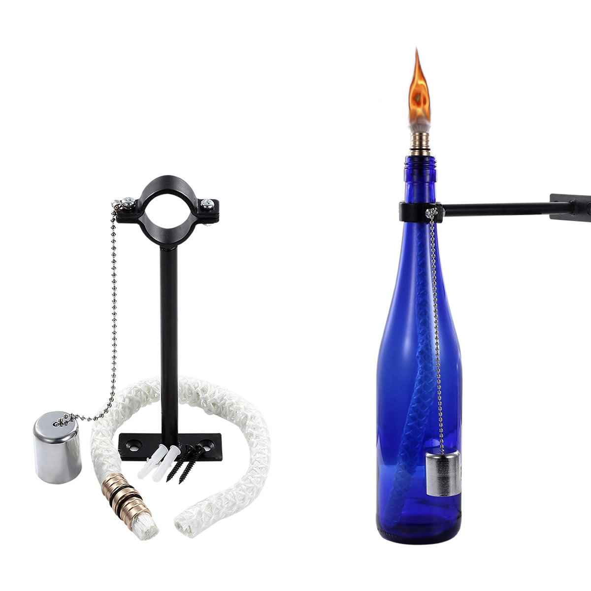 LANMU Wine Bottle Tiki Wicks Kit,Tiki Torch Wicks,Wine Bottle... eBay