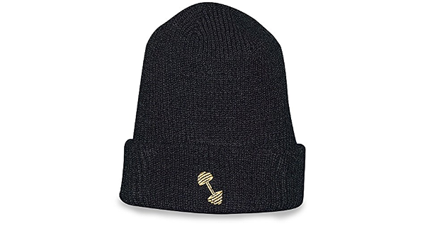 Embroidered Logo Cuffed Beanie Hat 