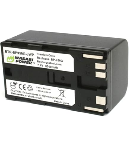 Amazon.com : Canon Battery Pack BP-975 for XF305, XF300, XF205