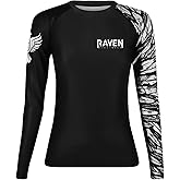 Raven Fightwear Women's Aerial Assault IBJJF Approved Rash Guard Black