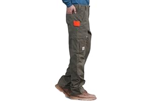 BOCOMAL FR Pants for Men Utility Cargo Pockets Flame Resistant/Fire Retardant Carpenter Water Oil Repellent Finish