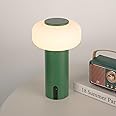 WEILAILUX Shower Lamp Waterproof, Outdoor Cordless Table Lamp Rechargeable, Portable Battery Operated Lamp, Touch Dimmable Night Light for Bedroom/Patio/Dinning/Camping (Green)