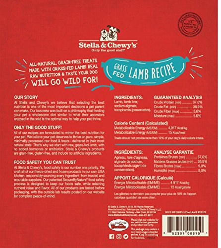 Stella & Chewy's Lamb Wild Weenies Dog Treats - Image 2
