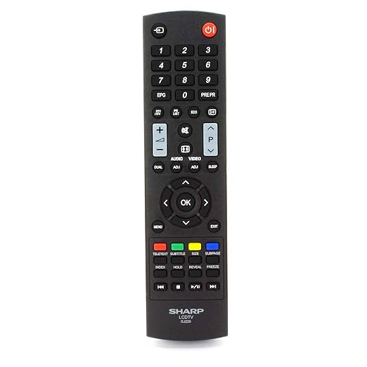 Sharp Remote Control for LCD TV GJ220 9JR9800000005 Amazon.co.uk