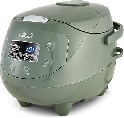 Yum Asia Panda Mini Rice Cooker 3.5 Cup Ninja Ceramic Bowl FuzzyLogic