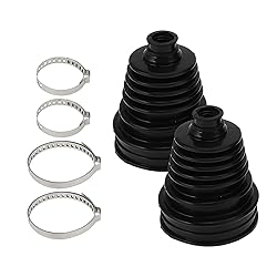 ACROPIX 2pcs CV Joint Boot with 4 Stainless Steel