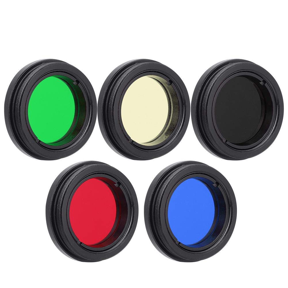Telescope Lens Filter, 1.25"/31.7mm Astronomical Telescope Eyepiece Lens Color Filter for Moon/Nebula/Sun Star/Cluster/Deep Sky