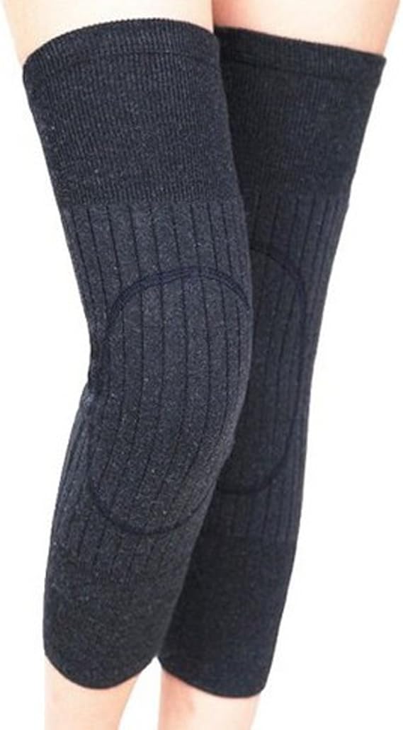 HugeStore Damen Herren Winter Kaschmir Kniewärmer Knieschoner Stricken