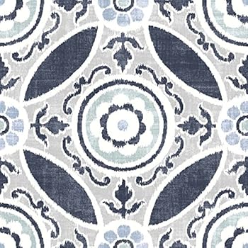 FloorPops FP2484 Sienna Peel & Stick Tiles Floor Decal, Blue